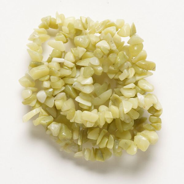 New "jade" 1pkg1, chip bead natural 30 inch mini to extra-large image number 0