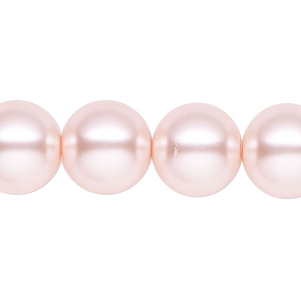 Pearl 1pk rosaline, Celestial Crystal® 14mm round 15.5-16 inch image number 0