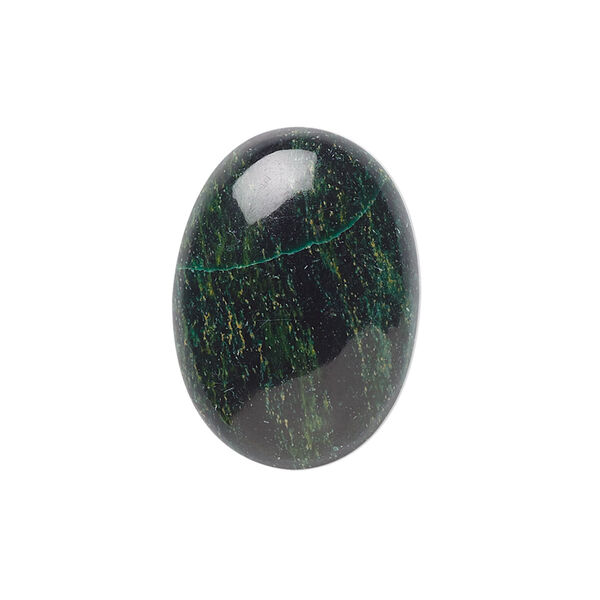 African "jade" 1pkg2, oval cab natural calibrated 25x18mm image number 0