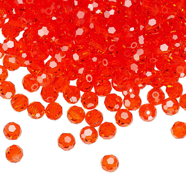 Bead 144pk hyacinth, Preciosa Czech crystal 4mm round image number 0