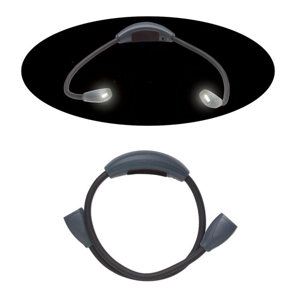 Lamp, Carson®, plastic and steel, black, 12x7 inches. Sold individually. image number 0