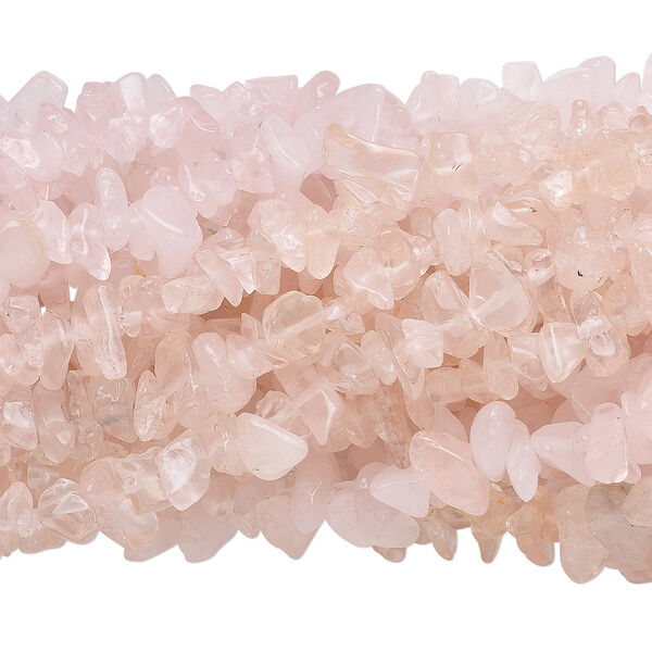 Rose quartz 1pkg10, chip bead 34 inch medium image number 0