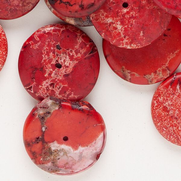 Magnesite 1pkg1, rondelle bead 2 oz mix 18x3mm-20x4mm image number 0