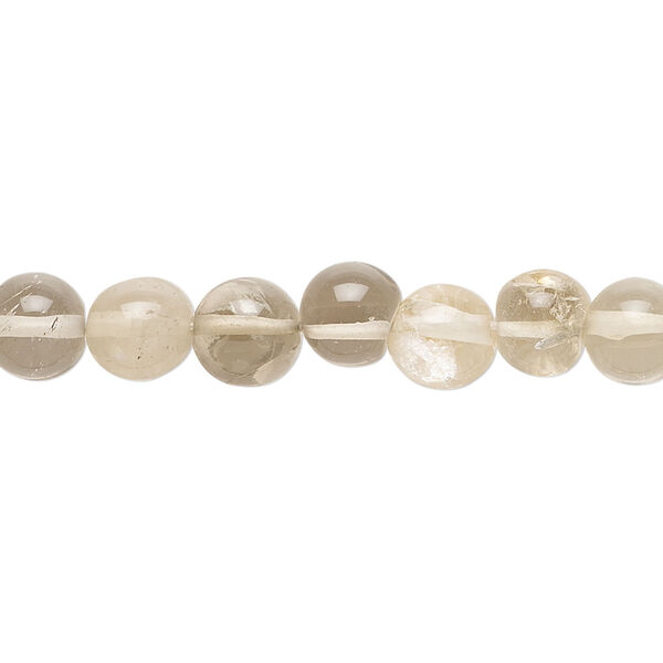 Lodolite 1pkg1, hand-cut uneven round bead natural 14 inch 6-7mm image number 0