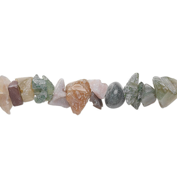 Fancy jasper 1pkg1, chip bead natural 32 inch medium image number 0