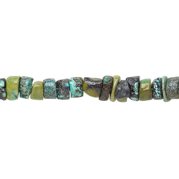 Turquoise 1pkg1, heishi bead 15 inch 6x4mm image number 0