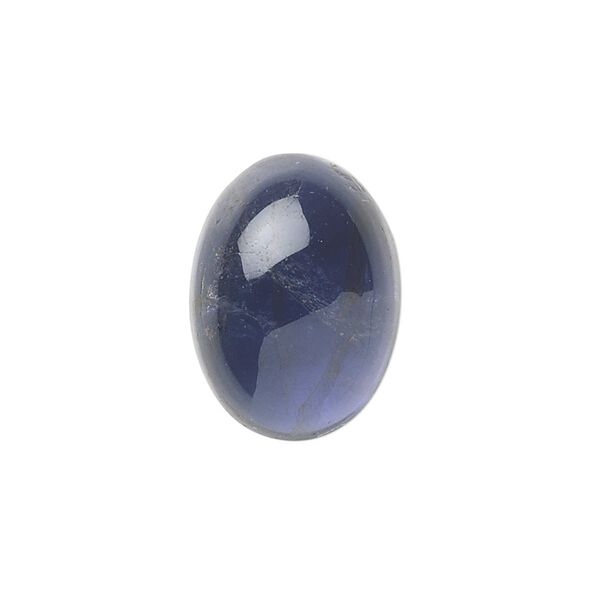 Iolite 1pkg1, hand-cut calibrated oval cab natural 7x5mm image number 0