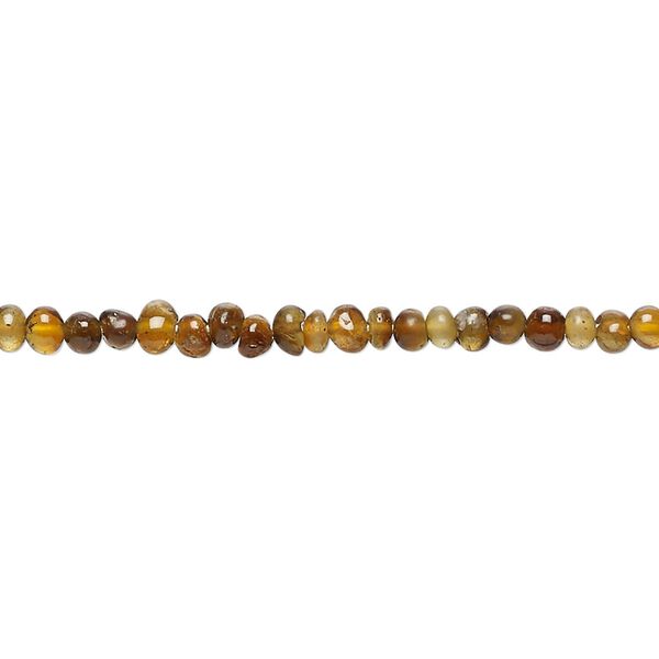 Brown tourmaline 1pkg1, hand-cut rondelle bead natural 14 inch 3x2mm-4x3mm image number 0