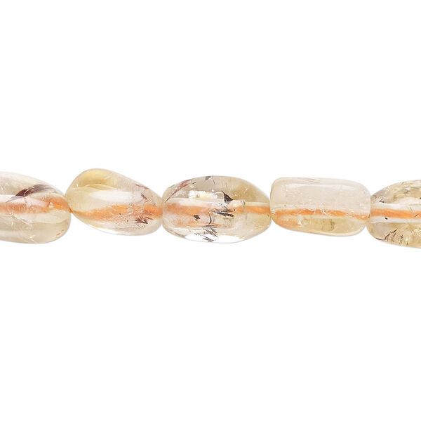 Citrine 1pkg1, tumbled nugget bead 15.5-16 inch small image number 0
