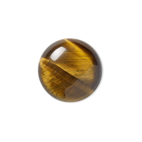 Tigereye 1pkg2, calibrated round cab natural B grade, 16mm image number 0