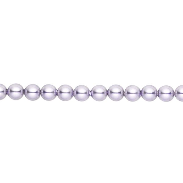 Pearl 100pk lavender, Crystal Passions® 4mm round 5810 image number 0