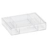 Clear acrylic utility box, with 7 compartments, sold individually. image number 1