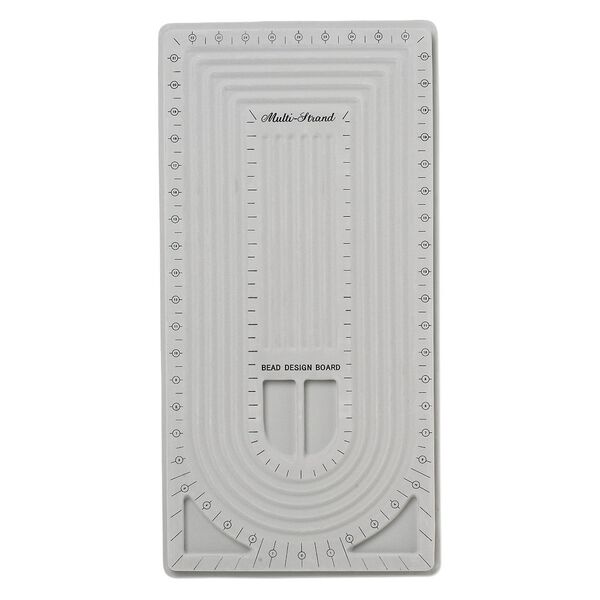 Bead board, flocked plastic, grey, 21x10-1/2 inch rectangle. Sold individually. image number 0