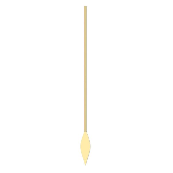 Paddle pin, 14Kt gold-filled, diamond shaped, 1-3/4 inches long, 23 gauge. Sold per pkg of 10. image number 0