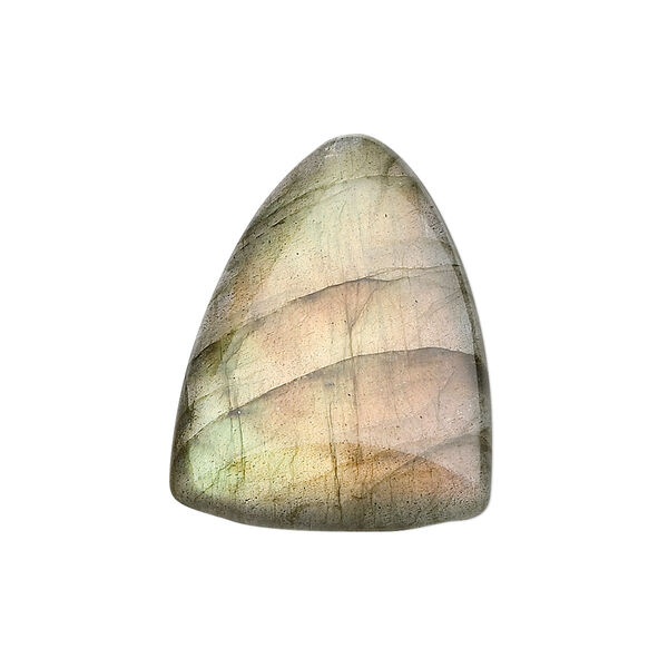 Labradorite 1pkg1, non-calibrated triangle cab natural B grade, 26x26mm image number 0
