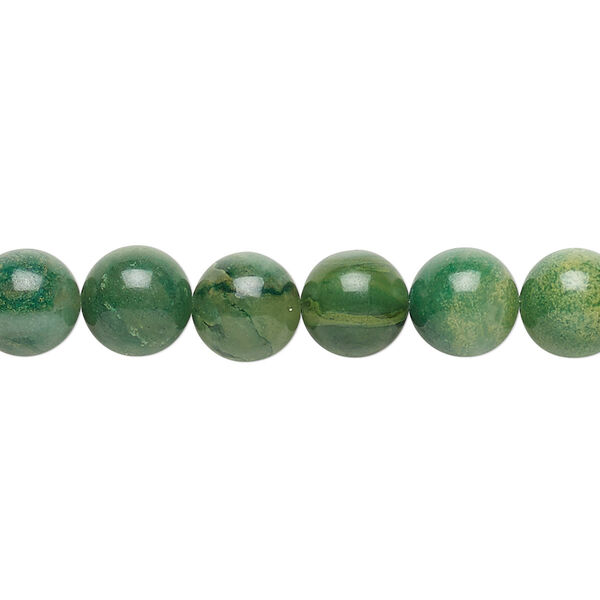 African aventurine 1pkg1, round bead natural 15.5-16 inch 8mm image number 0
