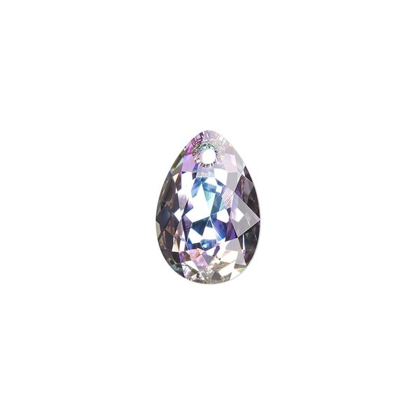 Drop 36pk crystal vitrail light P, Swarovski® 16mm pendant pear cut 6433 image number 0