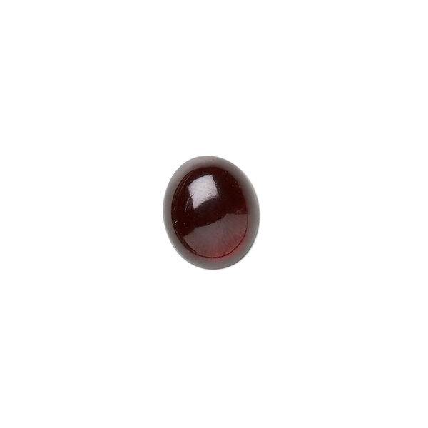Garnet 1pkg1, hand-cut calibrated oval cab natural 12x10mm image number 0