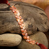 Sunstone 1pkg1, hand-cut diagonally drilled faceted teardrop bead natural 6 inch 10x7mm-12x8mm image number 0
