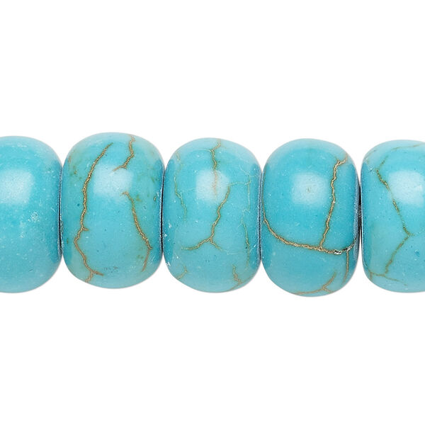Magnesite 1pkg10, rondelle bead 8x5mm image number 0