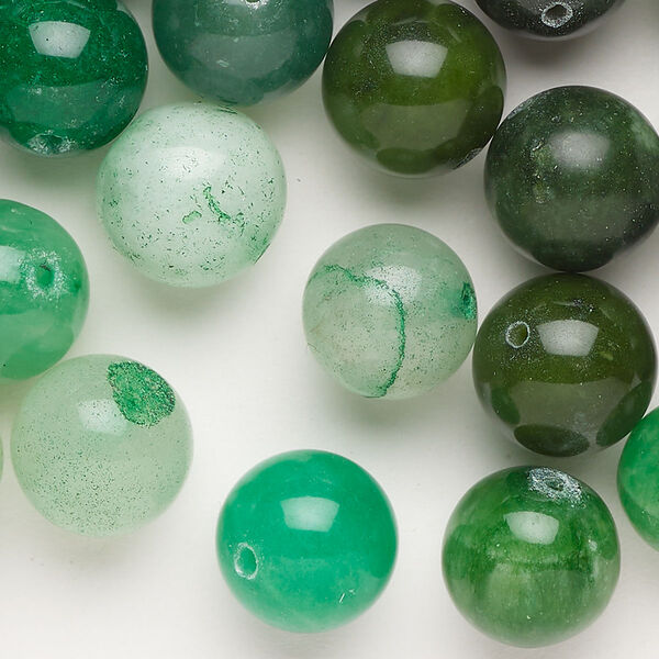 Quartz 1pkg1, round bead 2 oz mix 11-13mm image number 0