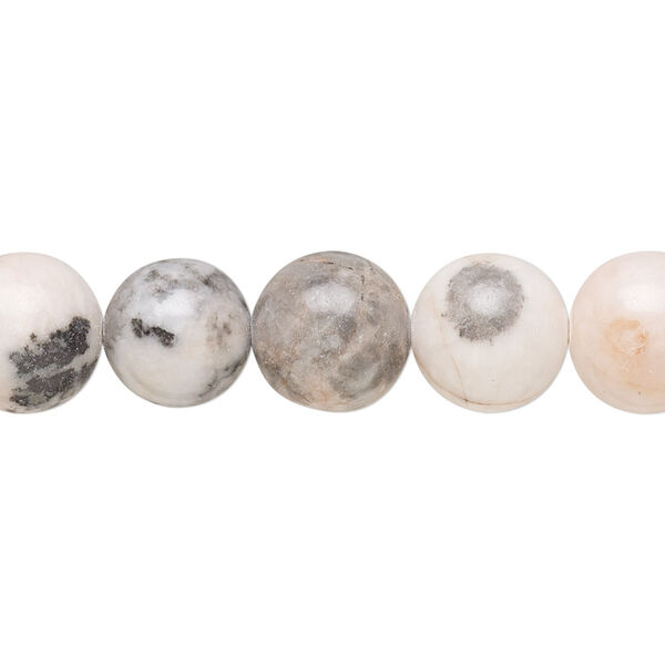 Desert pink marble 1pkg1, round bead natural 15.5-16 inch 9-10mm image number 0