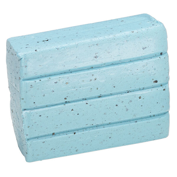 Polymer clay, Sculpey® PREMO, turquoise granite. Sold per 2-ounce bar. image number 0