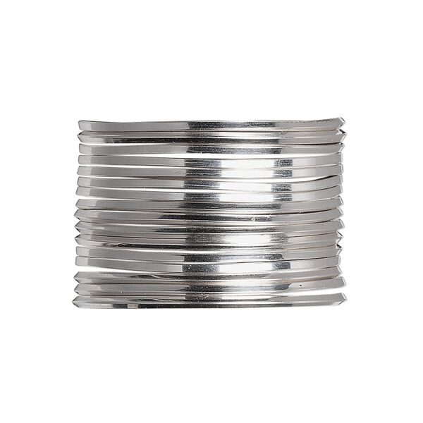Wire, Beadalon®, stainless steel, 3/4 hard, square, 18 gauge. Sold per pkg of 1.75 meters. image number 0