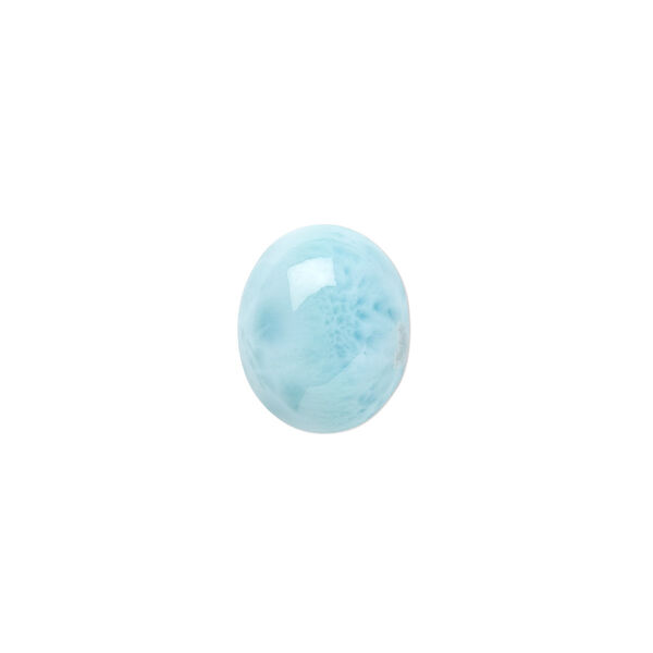 Larimar 1pkg1, calibrated oval cab B grade, 12x10mm image number 0