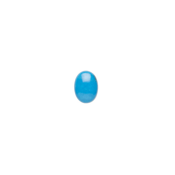 Howlite 1pkg10, calibrated oval cab 8x6mm image number 0