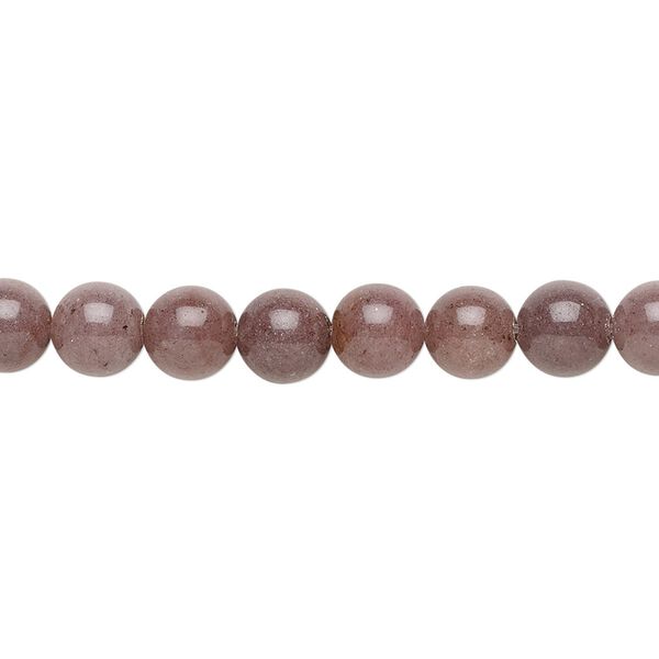Purple aventurine 1pkg1, round bead natural 15.5-16 inch 6mm image number 0