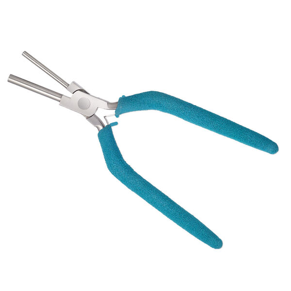 Pliers, Wubbers® Designer Mandrel, pkg/1, medium bail-making, steel and rubber, 6.75 inches. image number 0