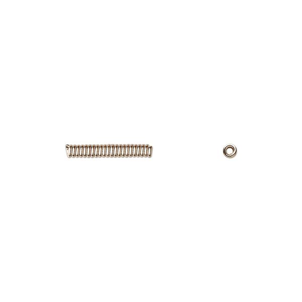 Bead, 14Kt gold-filled, 12.5x2mm coil, 0.8mm hole. Sold per pkg of 20. image number 0