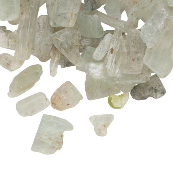 Green kyanite 1pkg1, undrilled inlay chip natural 1 oz mini image number 0