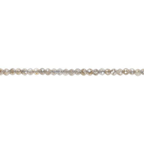 Labradorite 1pkg1, luster hand-cut faceted rondelle bead 13 inch 2mm image number 0