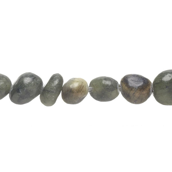 Saguaro "jasper" 1pkg1, pebble / chip bead natural 15 inch small image number 0