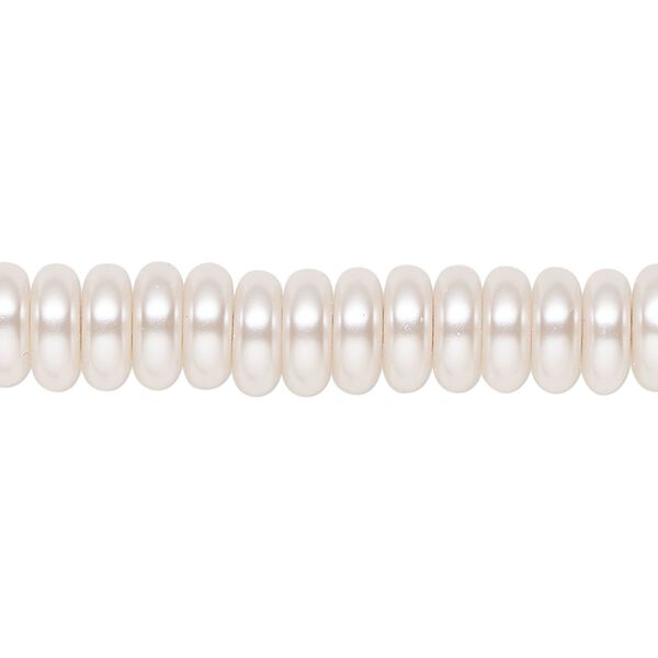 Pearl 1pk light pink, Celestial Crystal® 8x3mm rondelle 15.5-16 inch image number 0