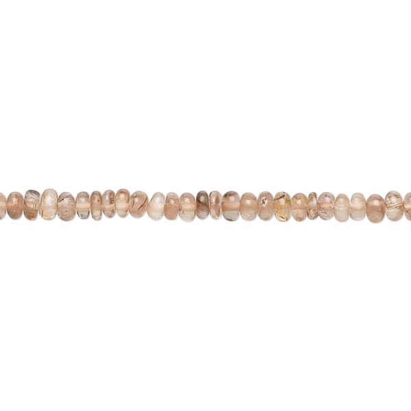 Andalusite 1pkg1, hand-cut rondelle bead natural light 13 inch 3x1mm-3x2mm image number 0