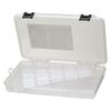 Organizer, Plano®, plastic, clear, 14 x 9 x 2-inch box, 4-24 compartments. Sold individually. image number 1