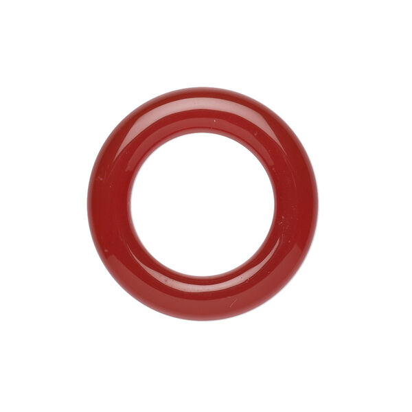 Red agate 1pkg1, ring component 25mm image number 0