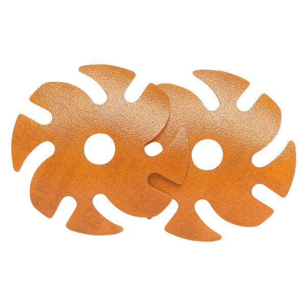 Abrasive disc, 3M™ Ninja™ Microfinishing Diamond, plastic, orange, 120 grit, 3-inch replacement disc for Jooltool™. Sold per pkg of 2. image number 0