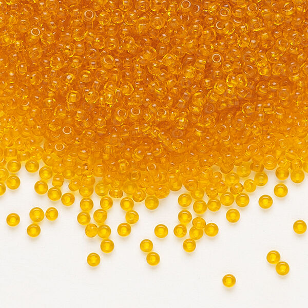Seed bead, Preciosa Ornela Czech glass, pkg/50g, #11 rocaille, transparent hyacinth, (80060). image number 0