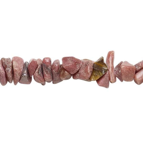 Rhodonite 1pkg1, chip bead natural 15 inch small image number 0