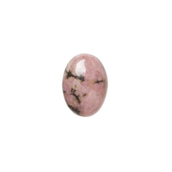 Rhodonite 1pkg4, calibrated oval cab natural 14x10mm image number 0