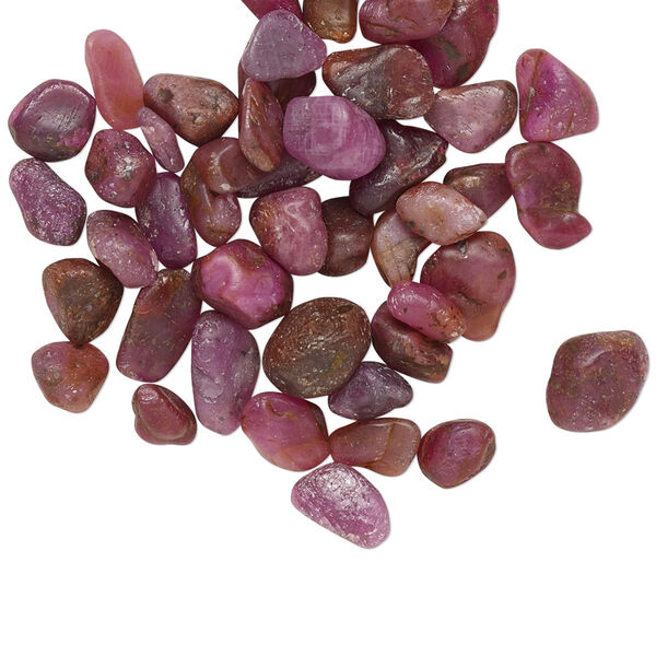 Ruby 1pkg1, undrilled inlay chip 10g mini image number 0