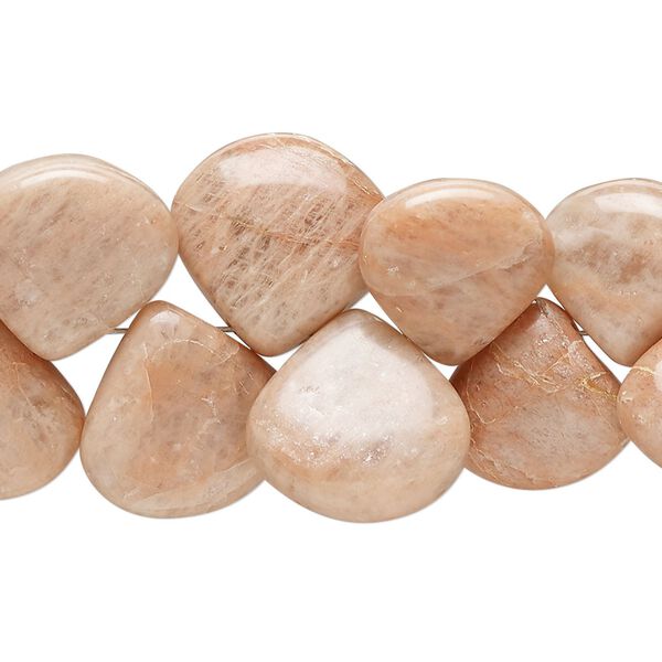 Rose jasper 1pkg1, hand-cut top-drilled puffed teardrop bead natural 8 inch graduated 10x9mm-17x16mm image number 0
