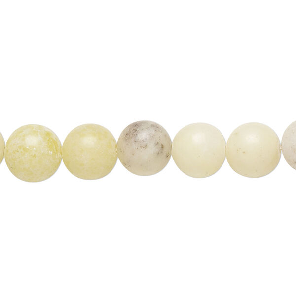 Peridot "jasper" 1pkg1, round bead natural 15 inch 8-9mm image number 0