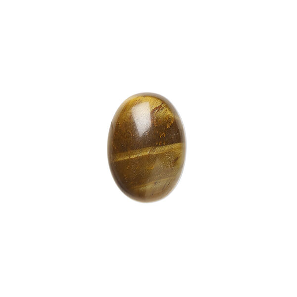 Tigereye 1pkg6, calibrated oval cab natural 14x10mm image number 0