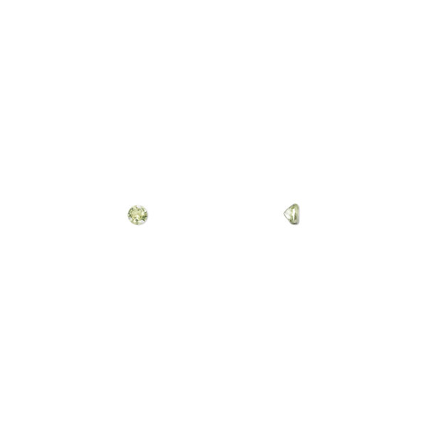 Peridot 1pkg10, hand-cut faceted round gem natural 2mm image number 0