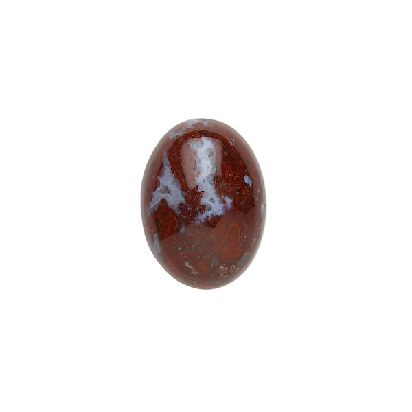 Red lightning agate 1pkg1, non-calibrated oval cab natural 18x13mm image number 0
